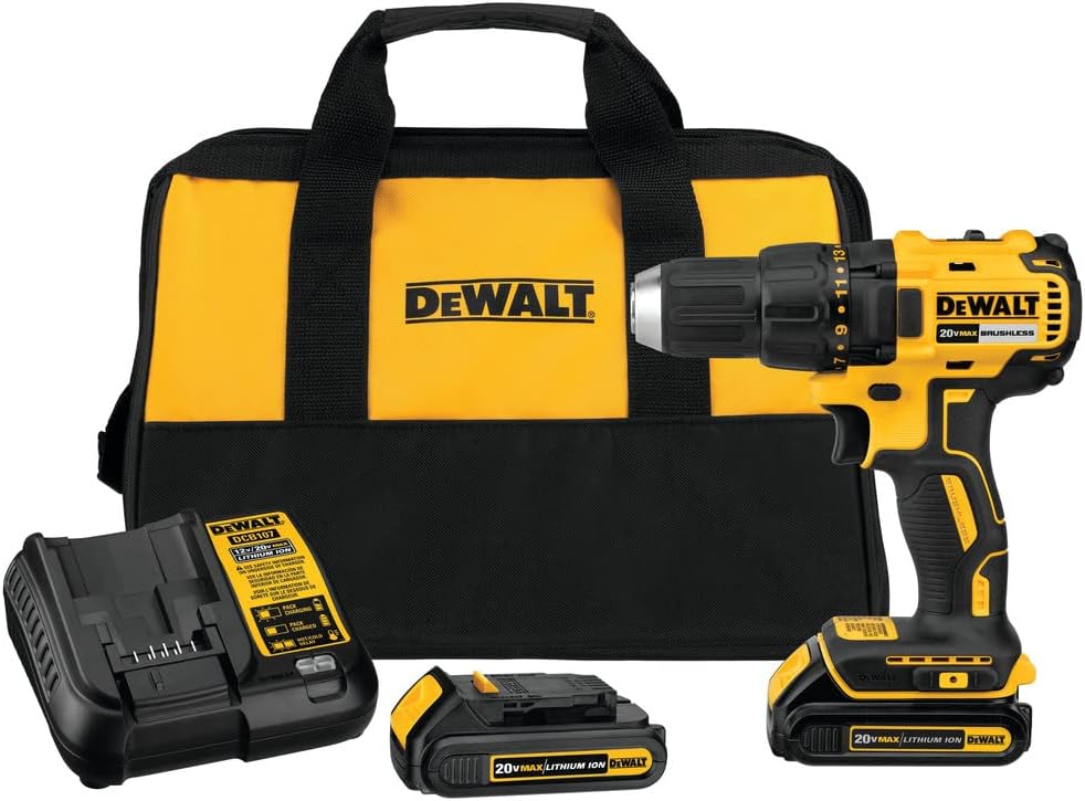 DEWALT DCD777C2 20V MAX Brushless Cordless Drill/Driver Kit